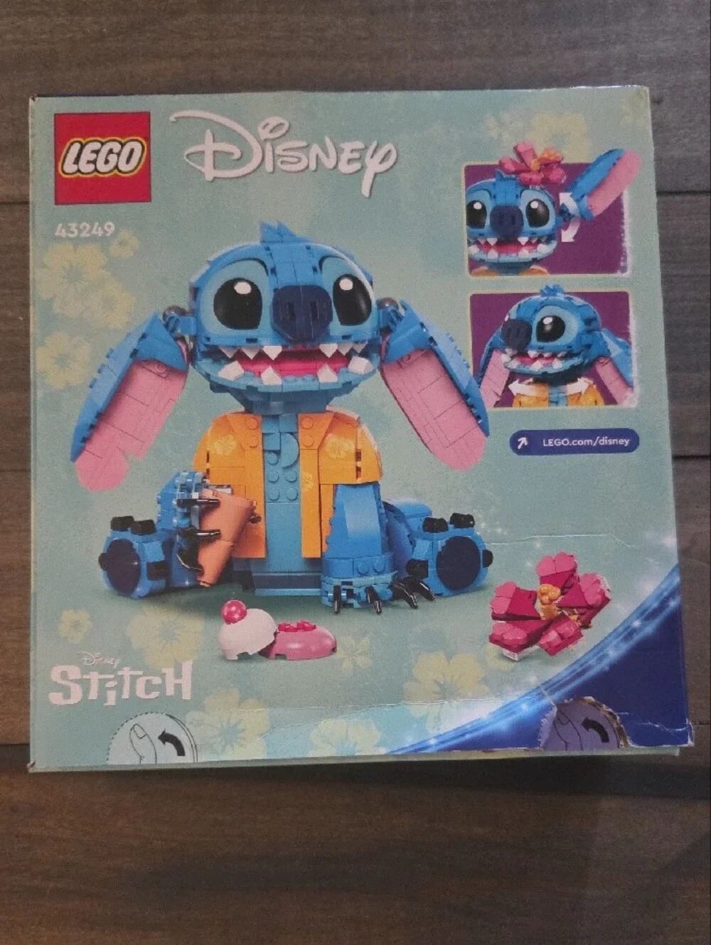 LEGO Disney Stitch Buildable Figure in Blue, Pink and Orange